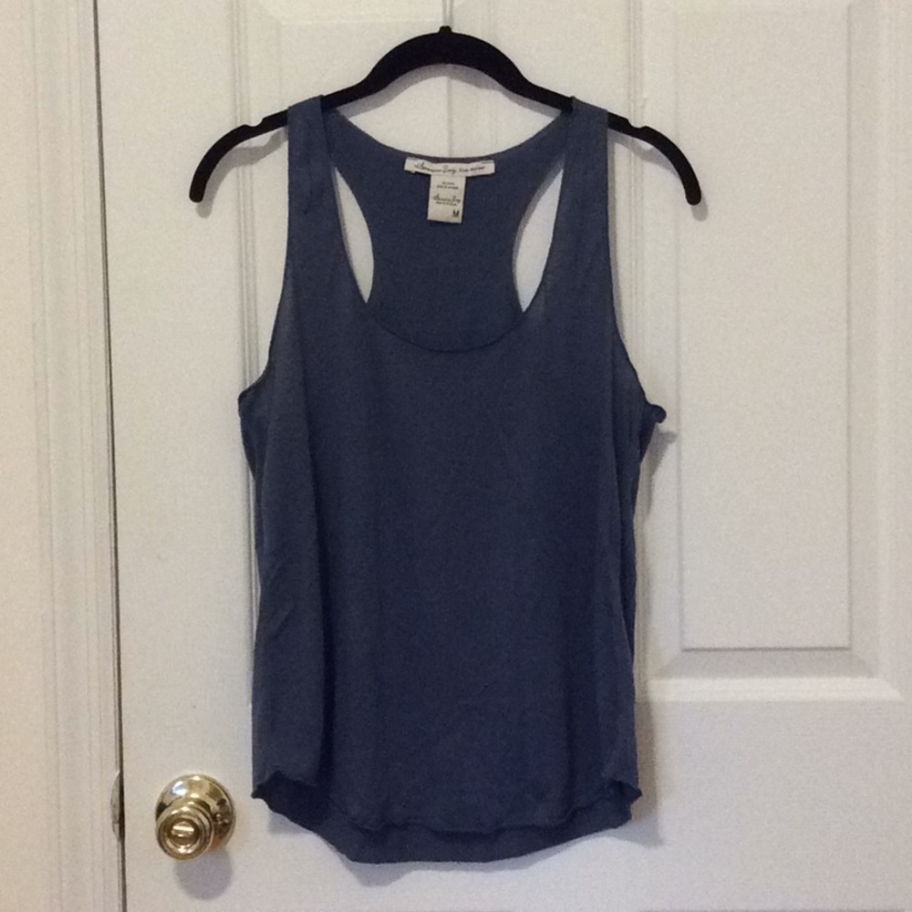 Scoop neck, racer back tank